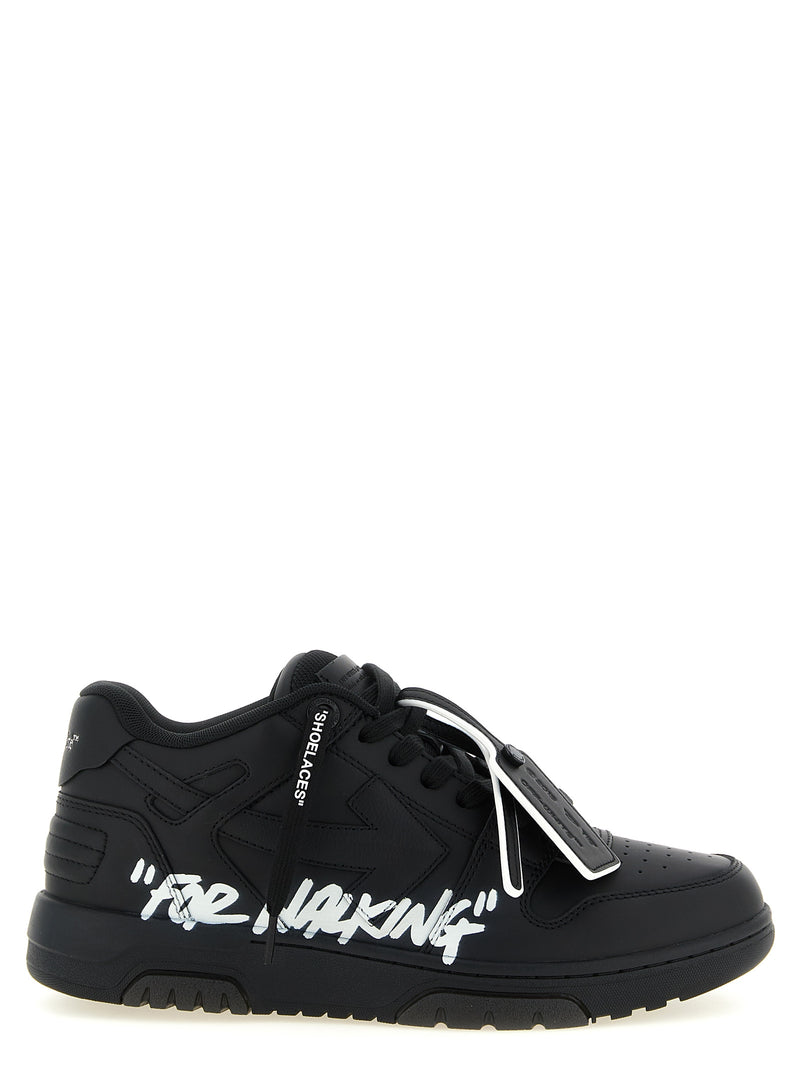 Off-White Bicolor Calfskin Low Top Sneakers for Men