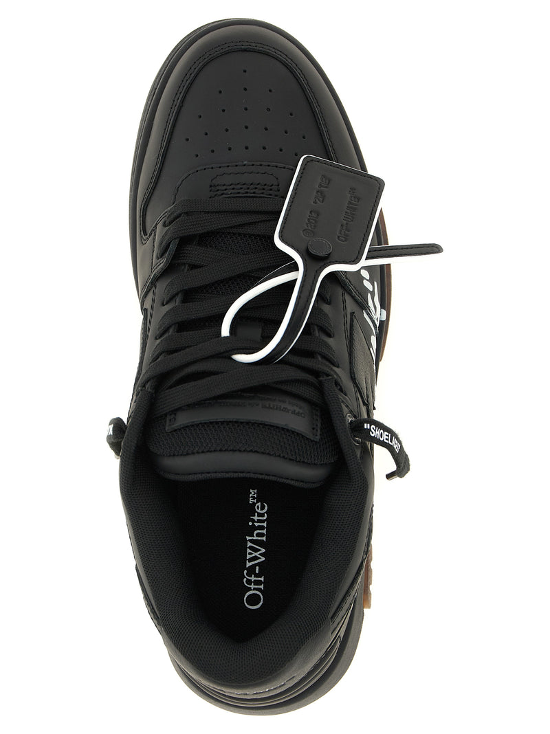 Off-White Bicolor Calfskin Low Top Sneakers for Men