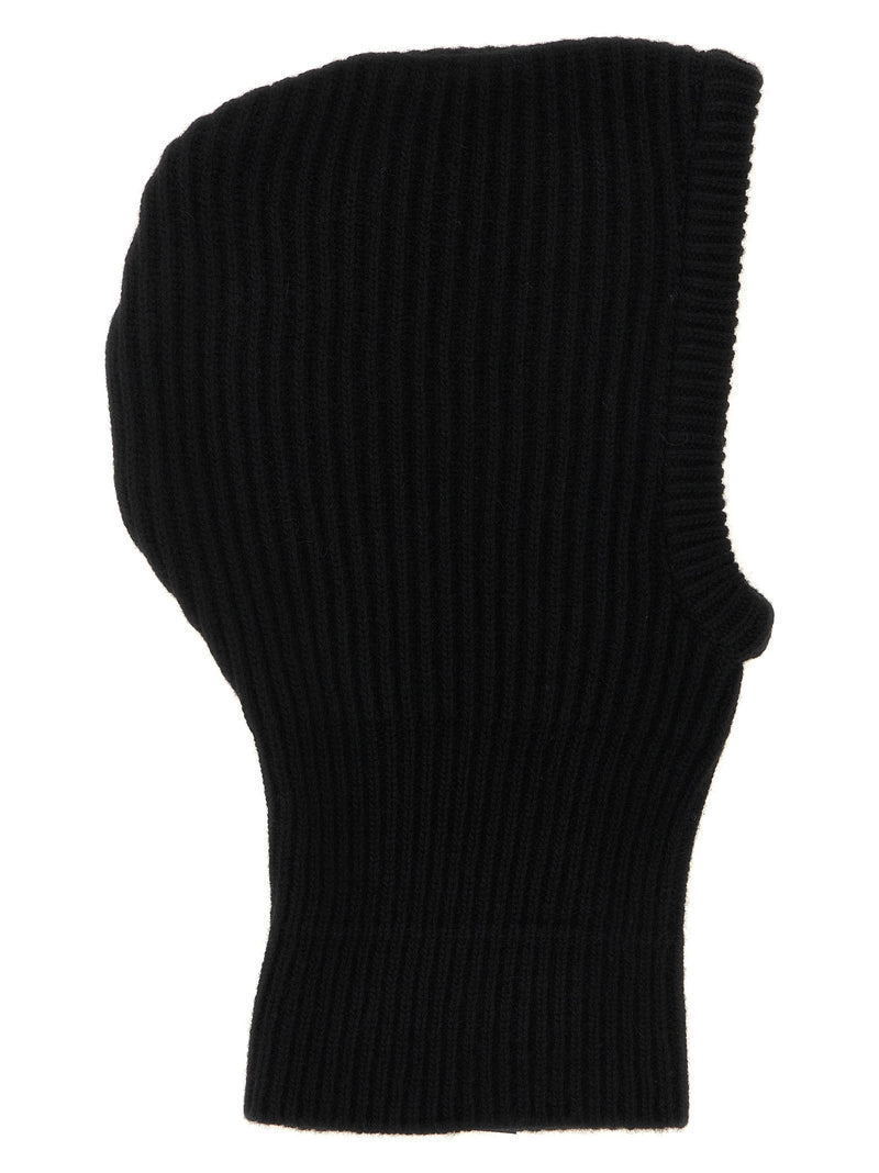 MM6 Maison Margiela Black Wool Hat - Avant-Garde Style