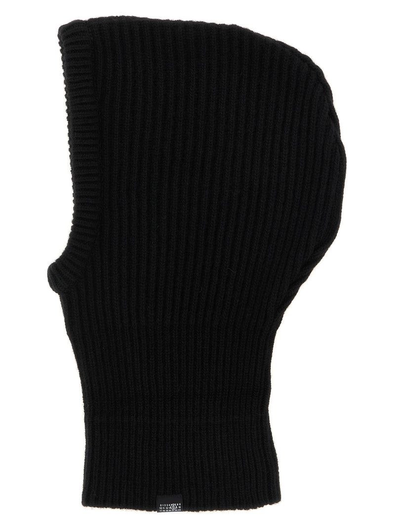 MM6 Maison Margiela Black Wool Hat - Avant-Garde Style