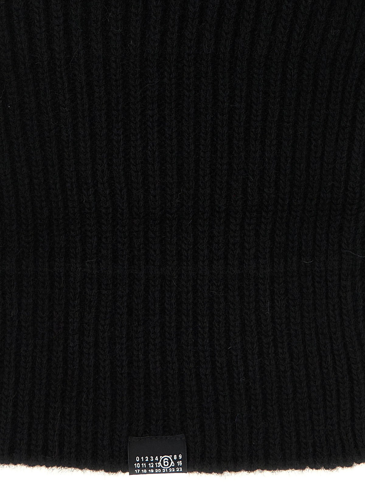 MM6 Maison Margiela Black Wool Hat - Avant-Garde Style