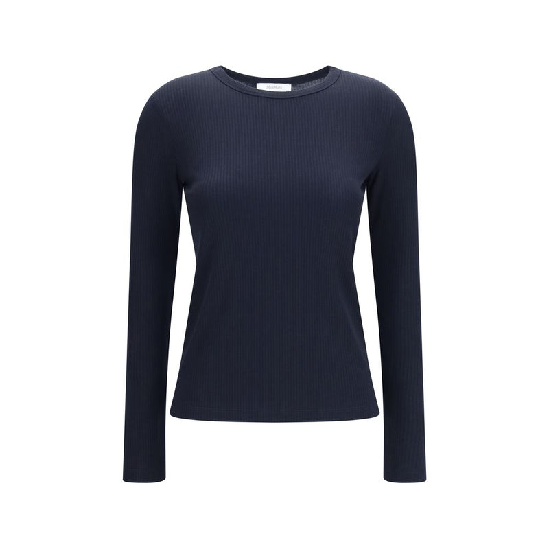 Max Mara Blue Lyocell Sweatshirt - Essential Women's Wear
