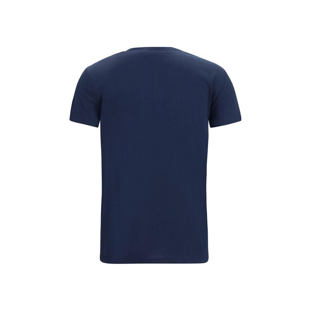 Max Mara Papaia Blue Cotton T-Shirt for Women