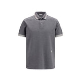 Moncler Gray Cotton Polo Shirt - Timeless Sporty Design