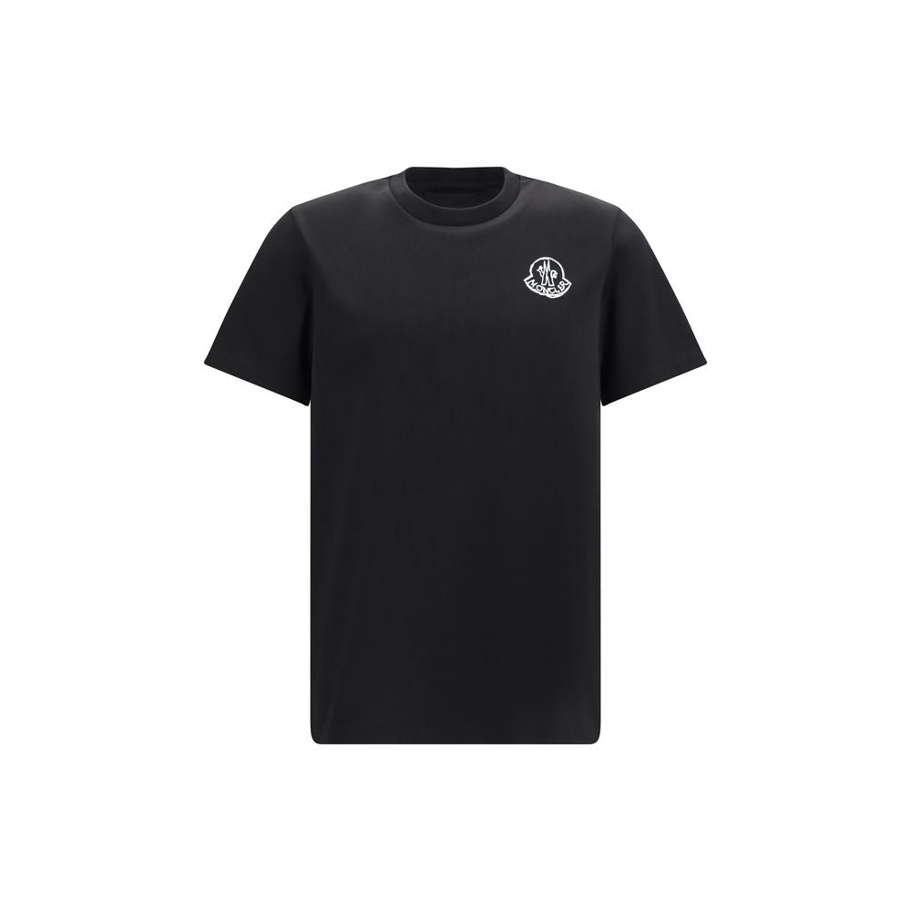 Moncler Black Cotton T-Shirt - Essential Style for Men