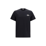 Moncler Black Cotton T-Shirt for Men