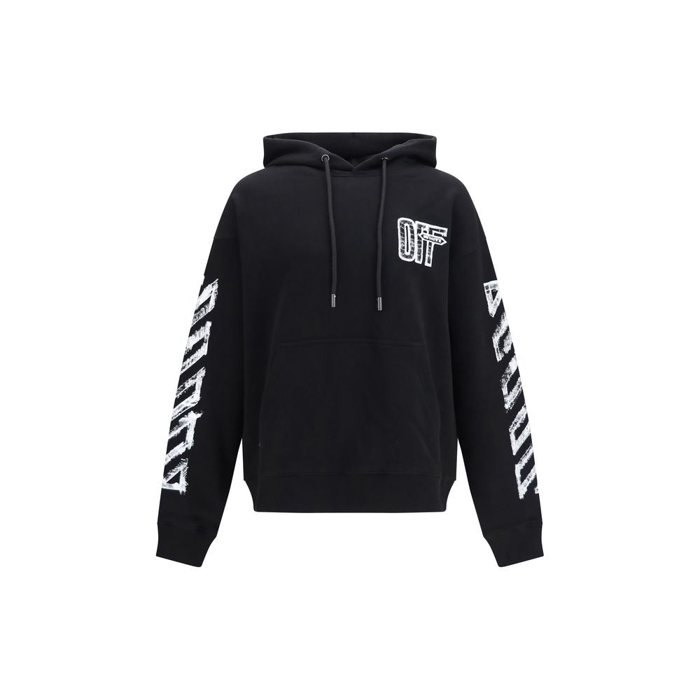 Off-White Motion Arrow Black Cotton Sweatshirt