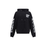 Off-White Motion Arrow Black Cotton Sweatshirt