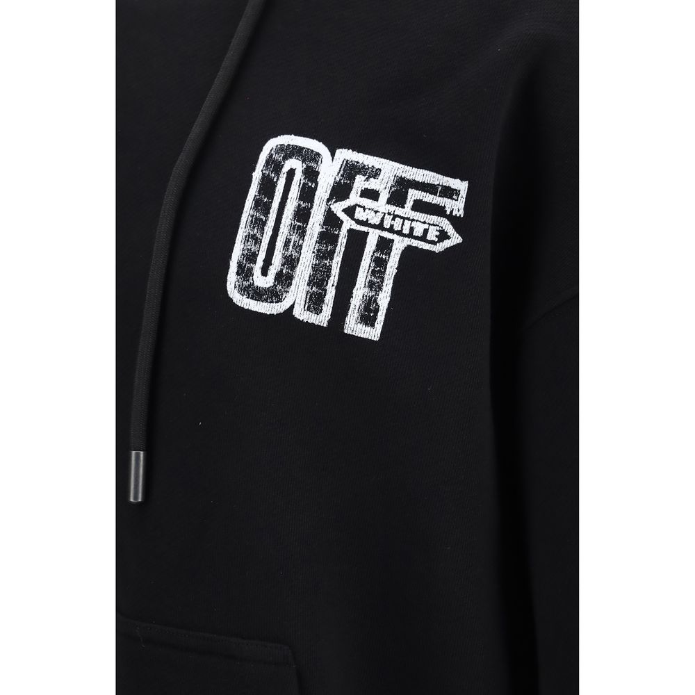 Off-White Motion Arrow Black Cotton Sweatshirt