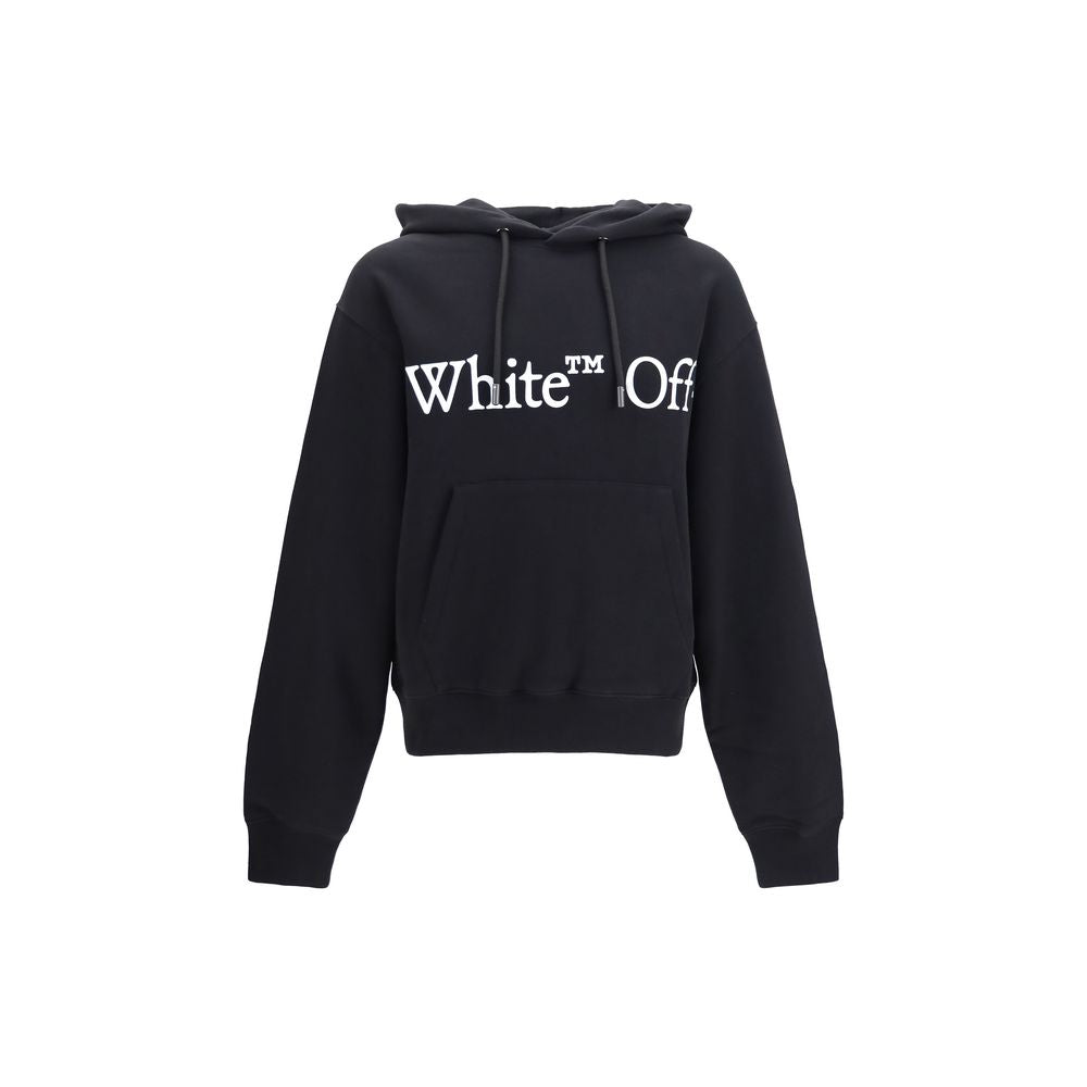 Sweatshirt Off-White Noir en Coton - Bookish Scarf Hoodie