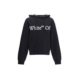 Sweatshirt Off-White Noir en Coton - Bookish Scarf Hoodie