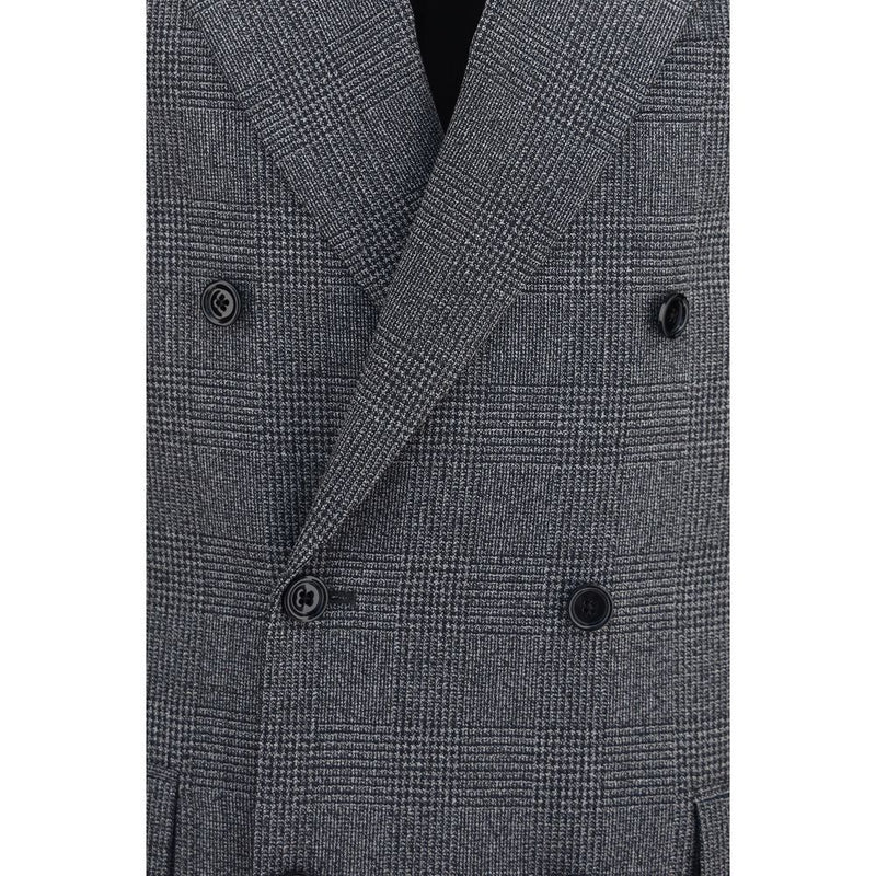 Lardini Gray Wool Oves Aries Blazer - Elegant Tailored Fit