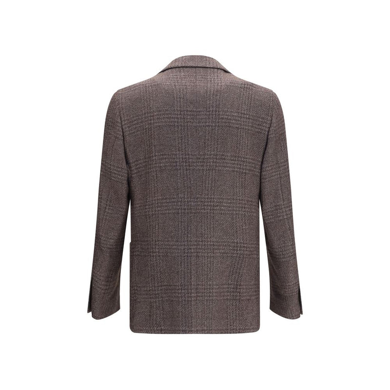 Lardini Brown Wool Oves Aries Blazer