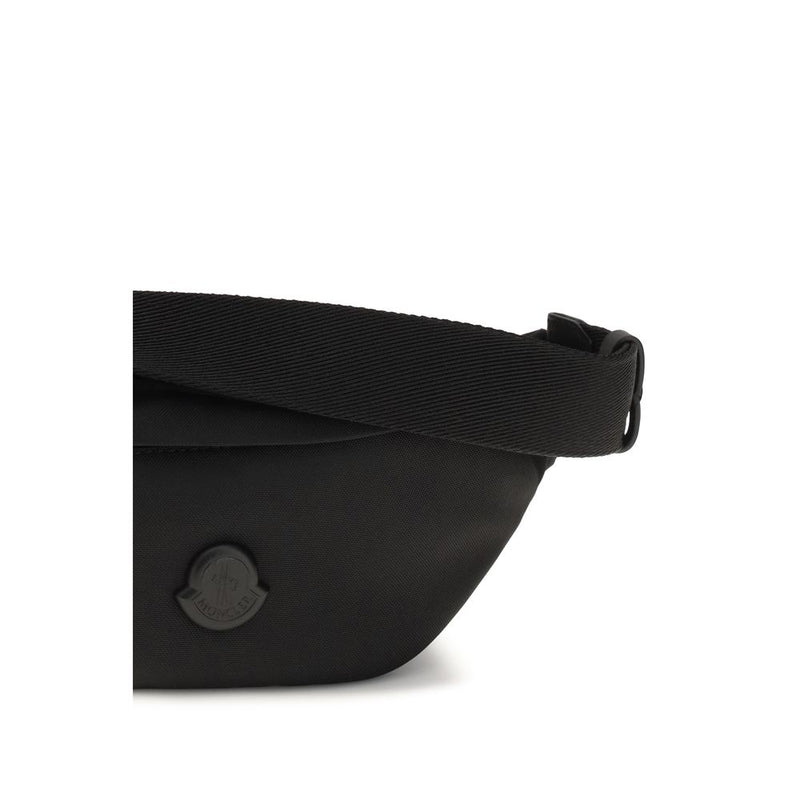 Moncler Black Nylon Shoulder Bag - Durance Fanny Pack
