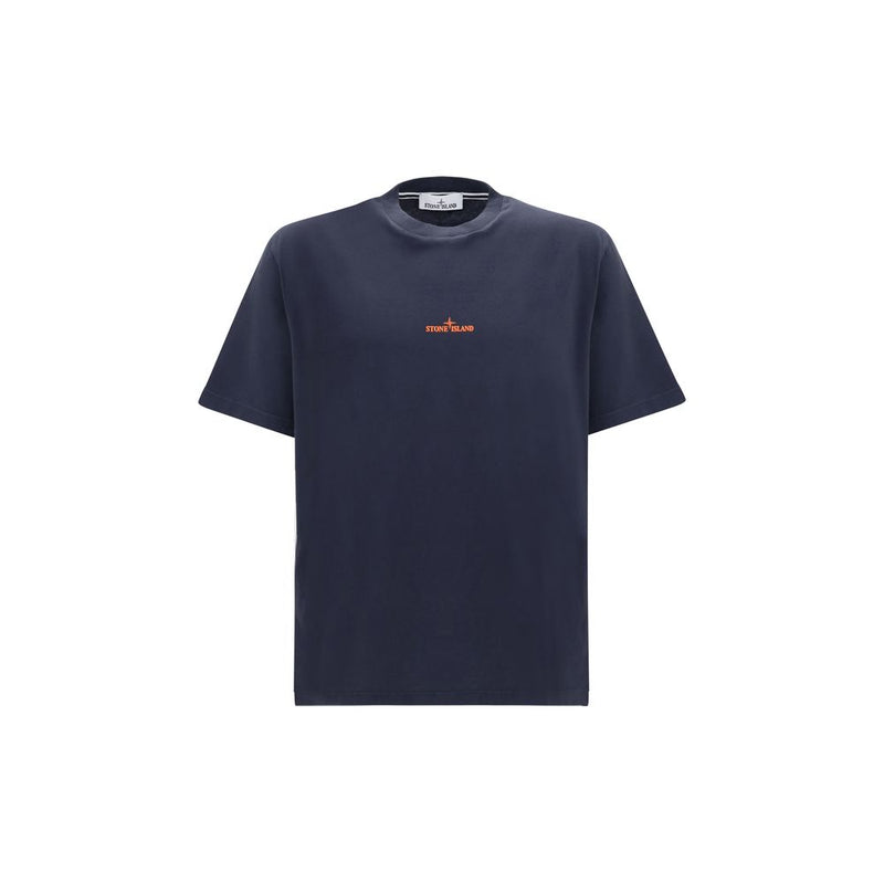 Stone Island Blue Cotton Sportswear T-Shirt for Men