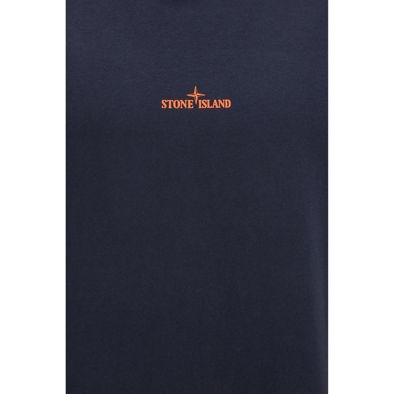 Stone Island Blue Cotton Sportswear T-Shirt for Men