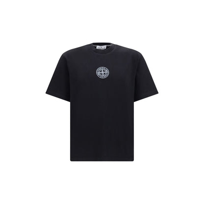 Stone Island Black Cotton T-Shirt