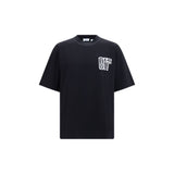 Off-White Motion Arrow Black Cotton Sportswear T-Shirt