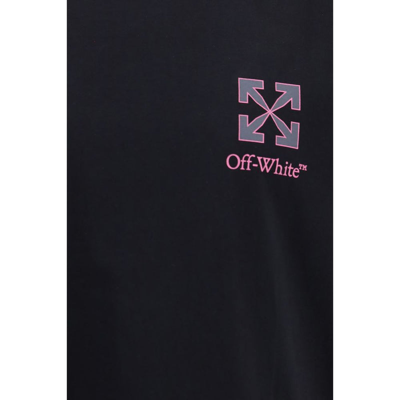 Off-White Small Arrow Black Cotton T-Shirt for Men