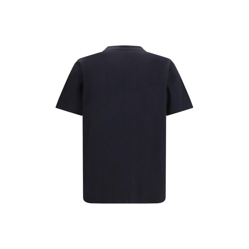 Off-White Logo Quote Black Cotton T-Shirt