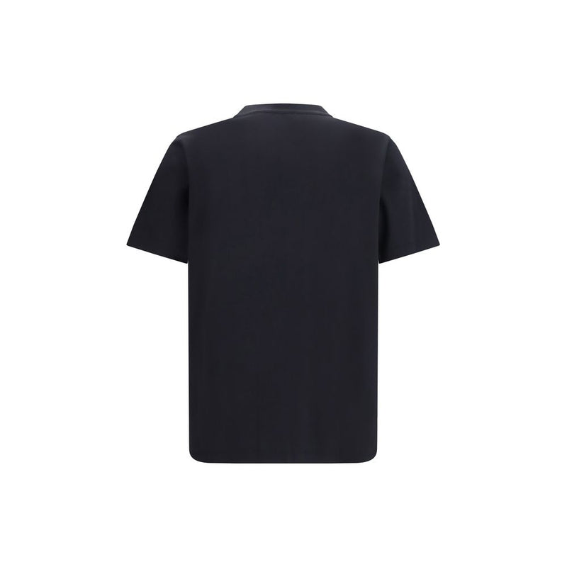 Off-White Logo Quote Black Cotton T-Shirt