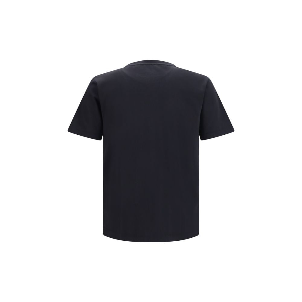 Off-White Black Cotton T-Shirt - Minimalist Design