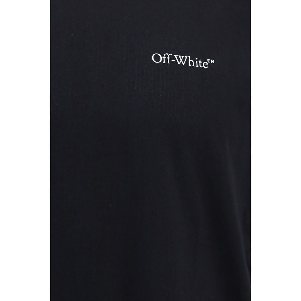 Off-White Black Cotton T-Shirt - Minimalist Design