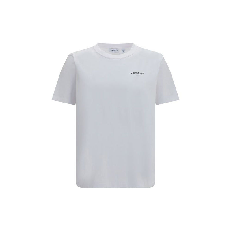 Off-White White Cotton T-Shirt - Minimalist Design