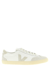 Veja Beige Volley Genuine Leather Low Top Sneakers
