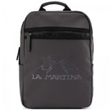 La Martina Gray Polyethylene Backpack - Stylish and Functional