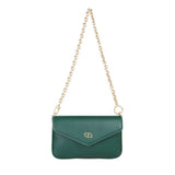 MIRIADE Bicolor Polyethylene Shoulder Bag - Green