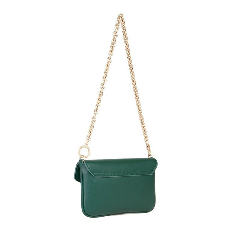 MIRIADE Bicolor Polyethylene Shoulder Bag - Green
