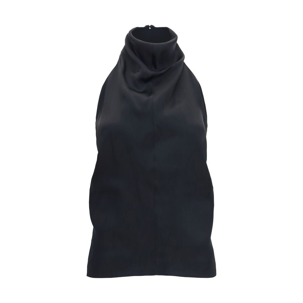 Khaite Black Acetate Blouse - Rone Top