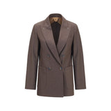 Max Mara Cloruro Brown Cashmere Blazer