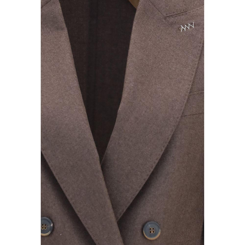 Max Mara Cloruro Brown Cashmere Blazer