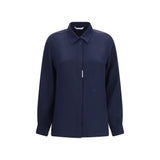 Max Mara Geranio Blue Silk Shirt for Women