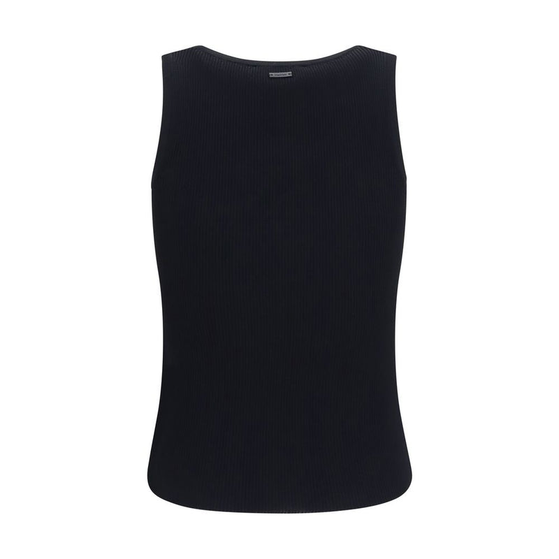Max Mara Black Viscose Tank Top - Essential Wardrobe Staple