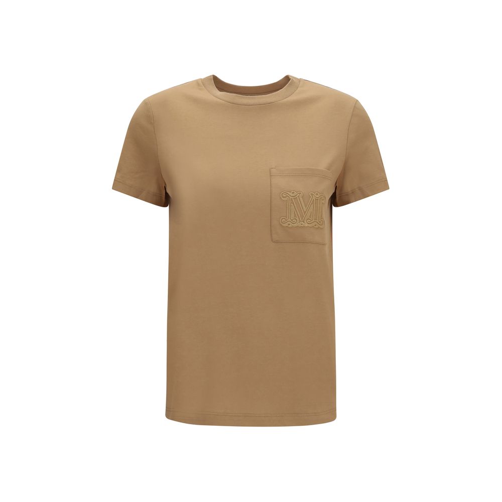 Max Mara Papaia T-shirt Beige Cotton Sportswear