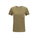 Max Mara Papaia Bicolor Cotton Sportswear T-Shirt