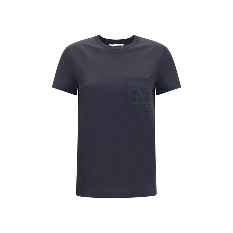 Max Mara Papaia Black Cotton Sportswear T-Shirt