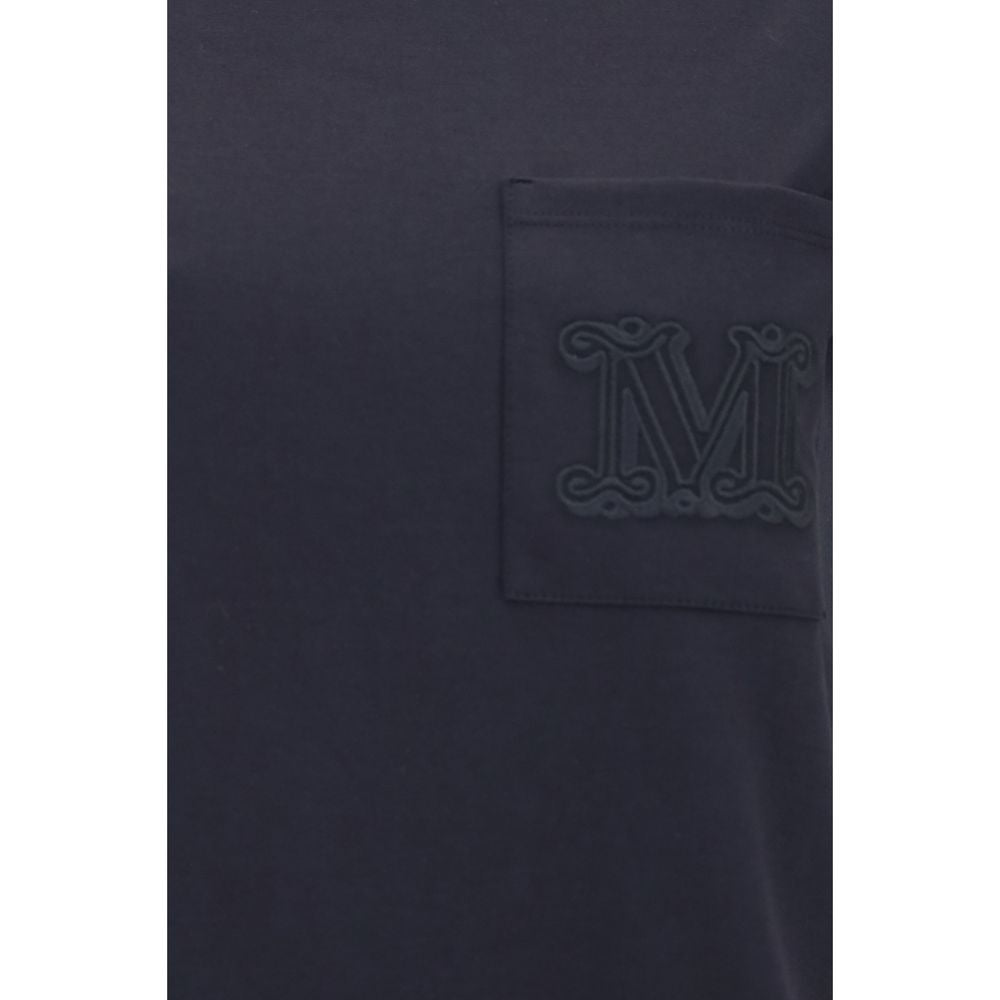 Max Mara Papaia T-Shirt - Black Cotton Sportswear