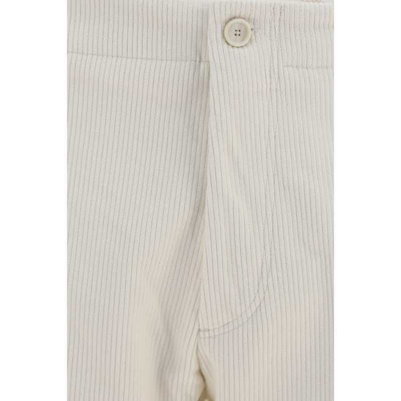 Lardini Beige Viscose Casual Pants - Refined Everyday Elegance