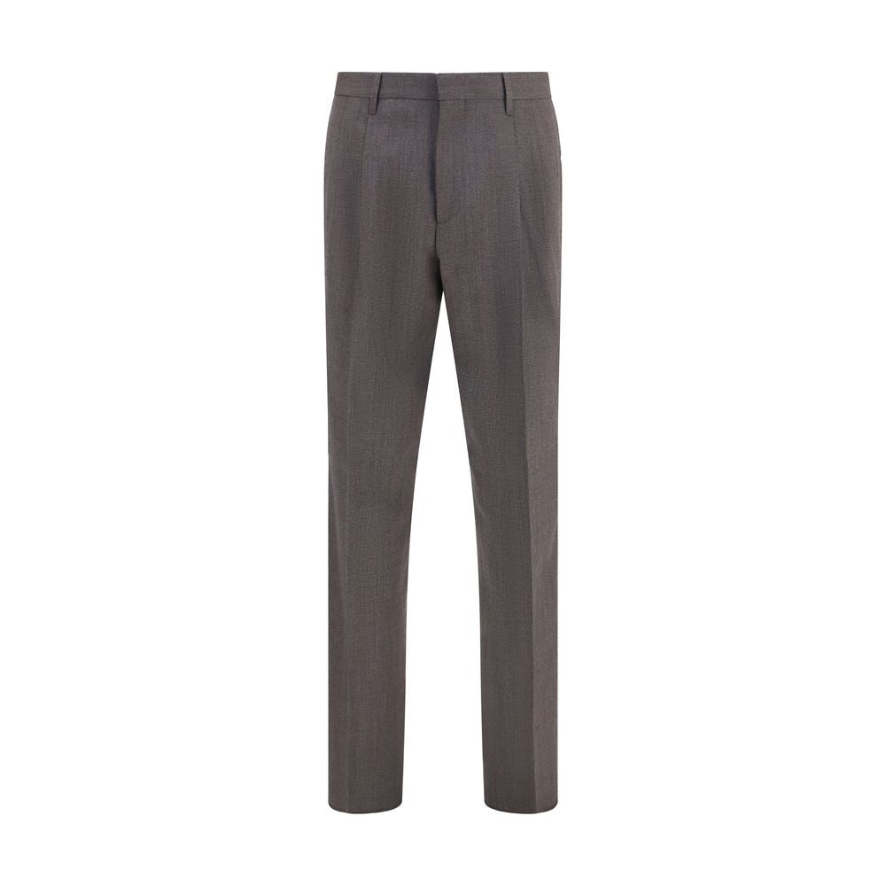 Lardini Gray Viscose Dress Pants for Men