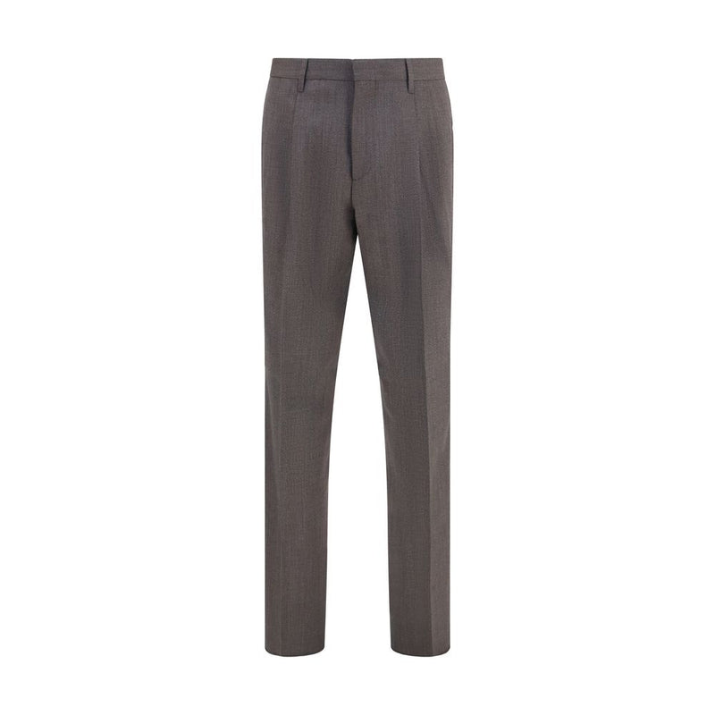 Lardini Gray Viscose Dress Pants - Tailored Elegance