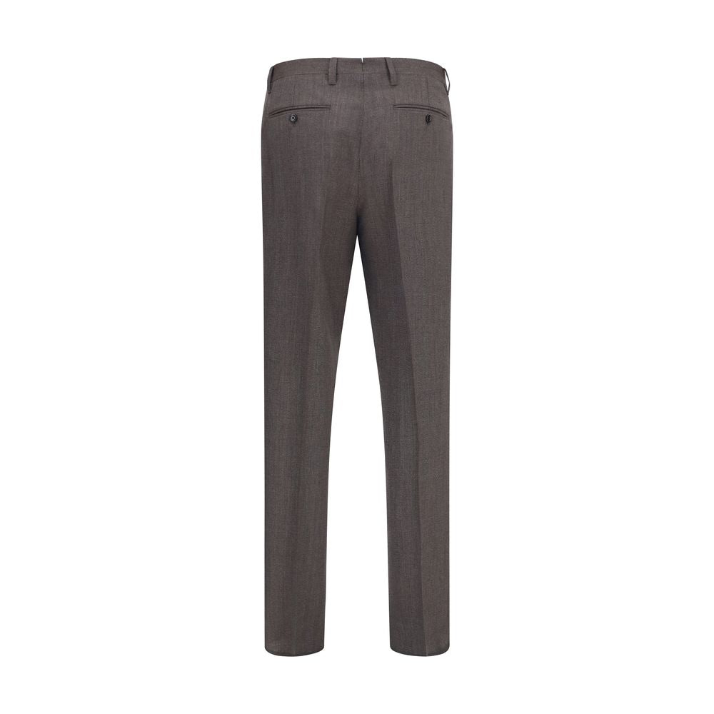 Lardini Gray Viscose Dress Pants for Men