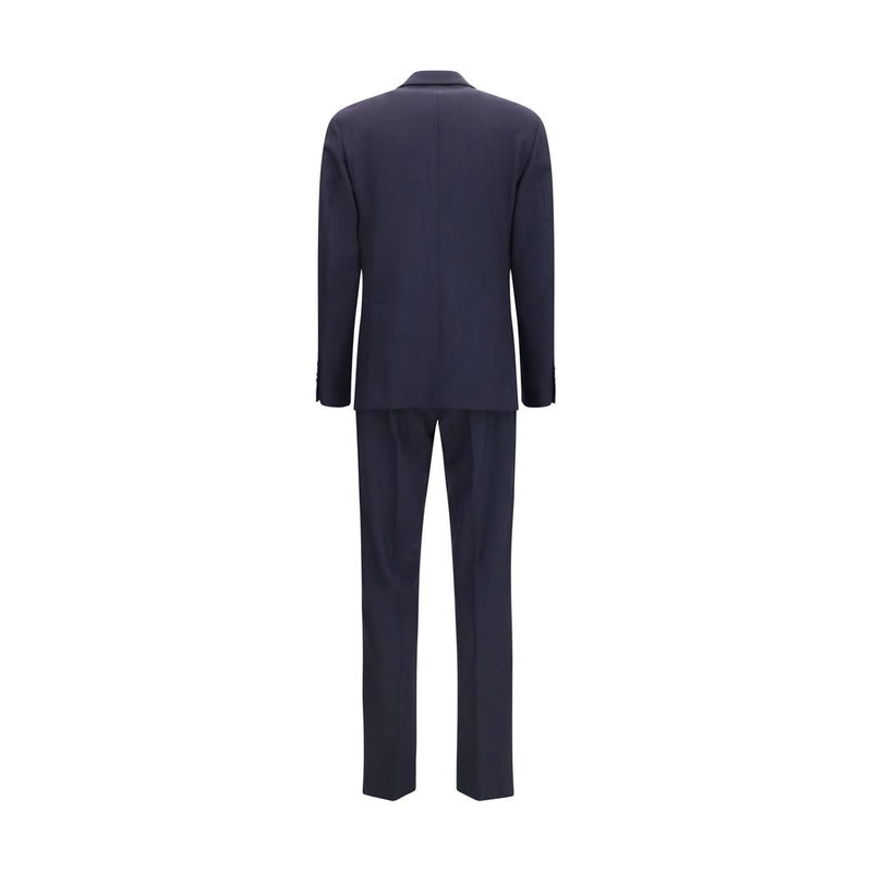 Lardini Blue Wool Oves Aries Two-Piece Suit