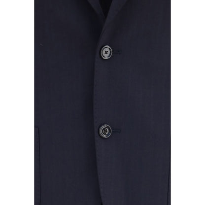 Lardini Blue Wool Oves Aries Two-Piece Suit