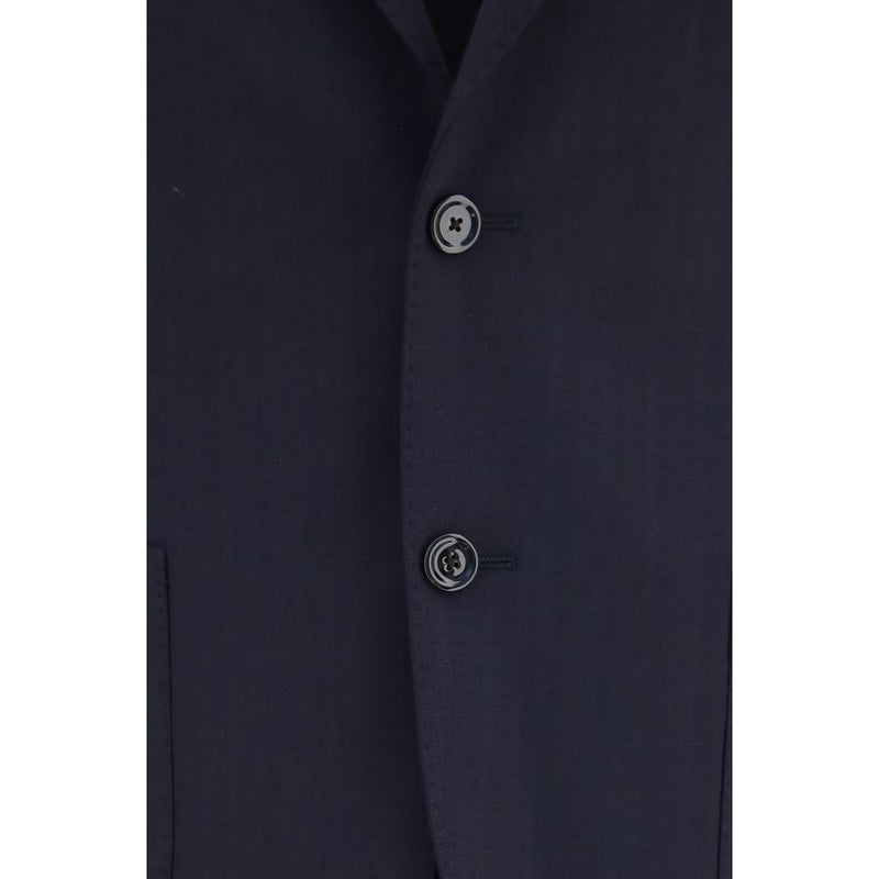 Lardini Blue Wool Oves Aries Two-Piece Suit