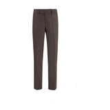 Lardini Brown Viscose Dress Pants for Men