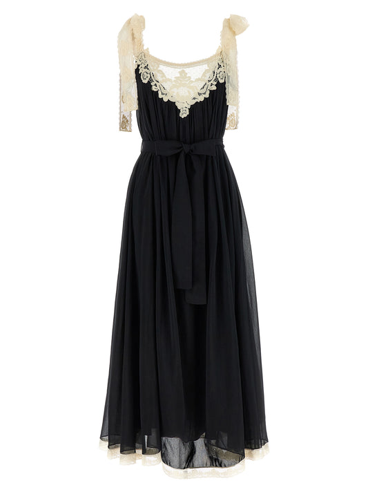 Zimmermann ‘Roselight’ Bicolor Cotton Long Dress
